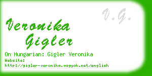 veronika gigler business card